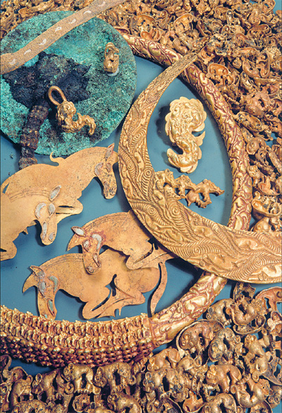 Вещи из царского погребения